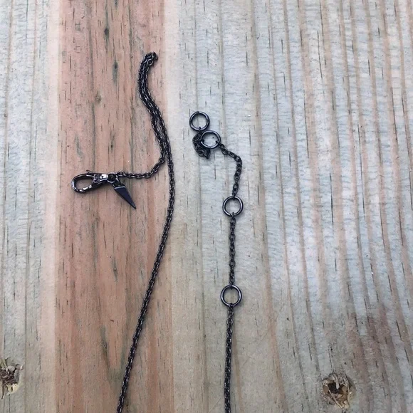 Alexis Bittar snake necklace with blue drop - Picture 7 of 10